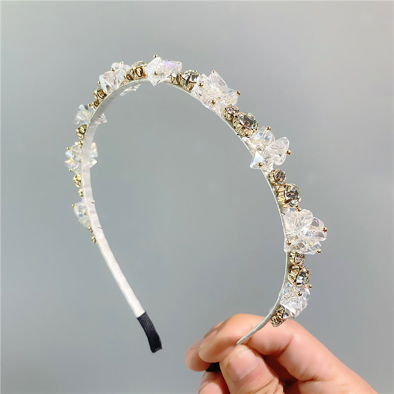 Wholesale Crystal Rhinestone Flower Hair Bands